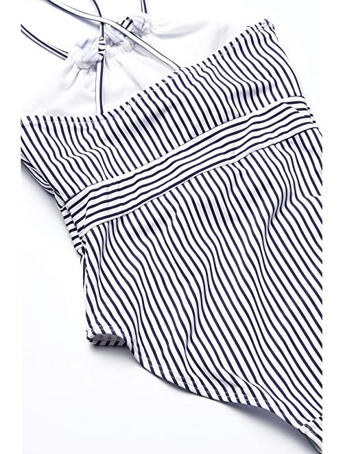 HABITUAL girl Stripe Swimsuit with Tie (Big Kids)