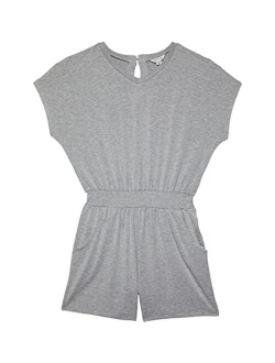 V-Neck Knit Romper (Big Kids)