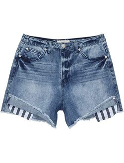 Five-Pocket Shorts w/ Fringe (Big Kids)