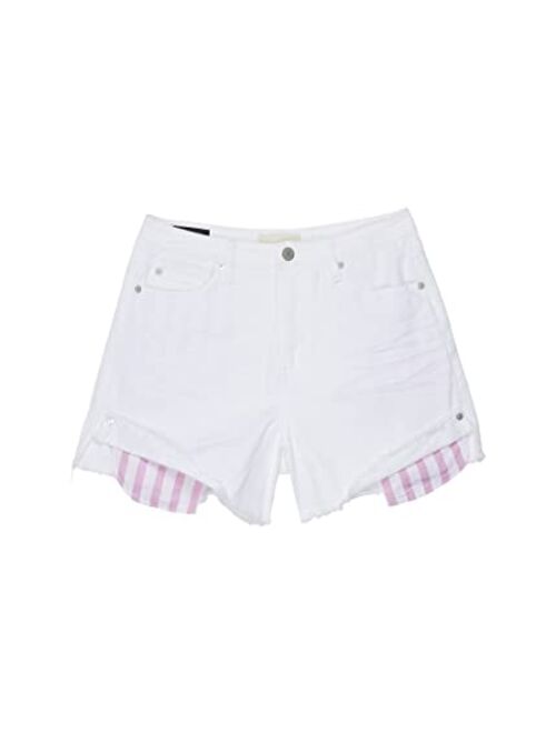 HABITUAL girl Five-Pocket Shorts w/ Fringe (Big Kids)