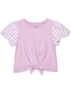 Puff Sleeve Wrap Top (Big Kids)