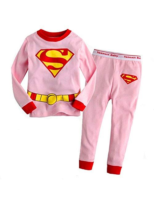 N‘aix Little Boys Super Hero Pajama Sets Cotton Sleepwear 2-7T