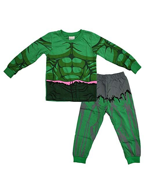 N‘aix Little Boys Super Hero Pajama Sets Cotton Sleepwear 2-7T