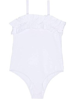 Flounce Knit Bodysuit (Big Kids)