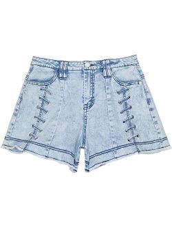 Shorts with Lace Details (Big Kids)