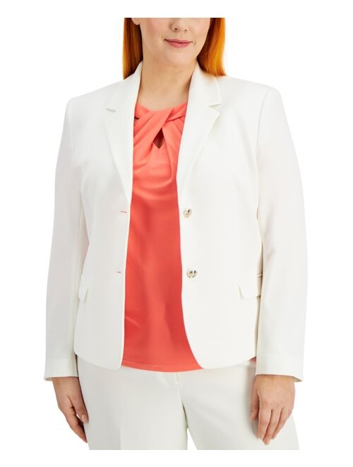 Kasper Plus Size Two Button Blazer