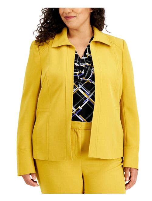 Kasper Plus Size Seamed Jacket