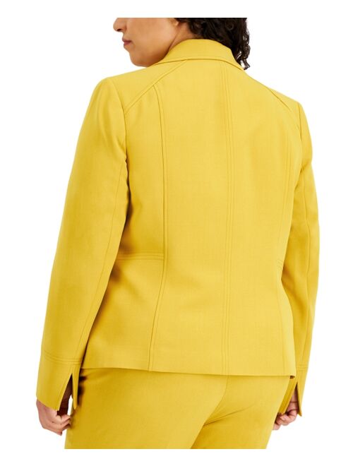 Kasper Plus Size Seamed Jacket