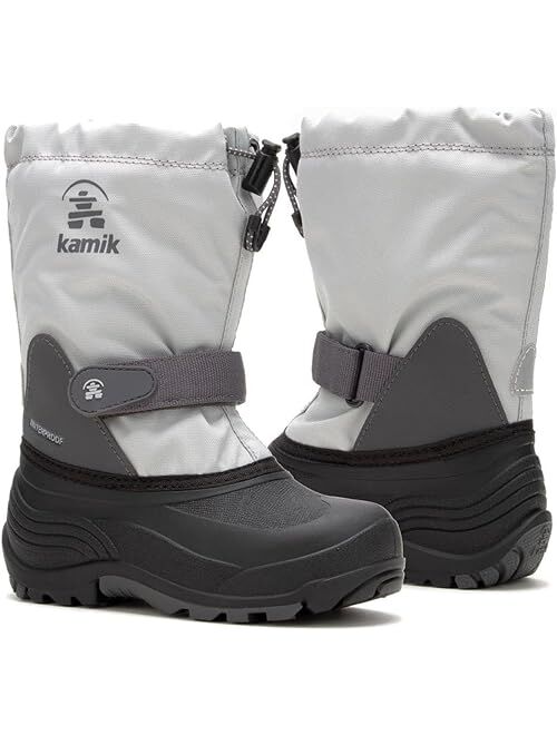 Kamik Kids Waterbug 5 (Toddler/Little Kid/Big Kid) Unisex Nylon Slip on High Top Adjustable Snow Boot