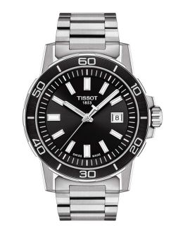 Men's Swiss Supersport Stainless Steel Bracelet Watch 44mm