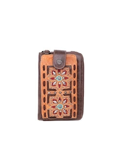 Small Crossbody Cell Phone Purses for Women Western Cell Phone Wallet Bags with Strap