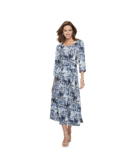 Women's Nina Leonard Print Midi Dress