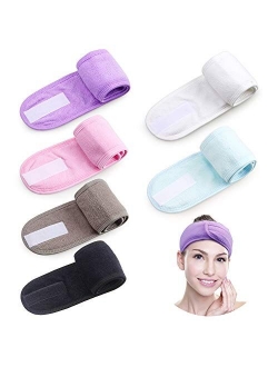 3 Pcs Hogoo Spa Facial Headband Cute Bunny Ears Makeup Hair Band Terry Cloth Headbands for Women for Washing Face Beauty Skincare Shower