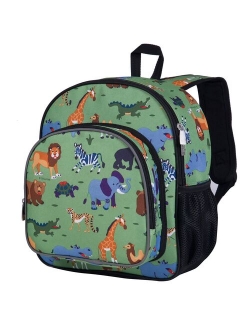 Wildkin 12" Polyester Animal Print Adjustable Backpack