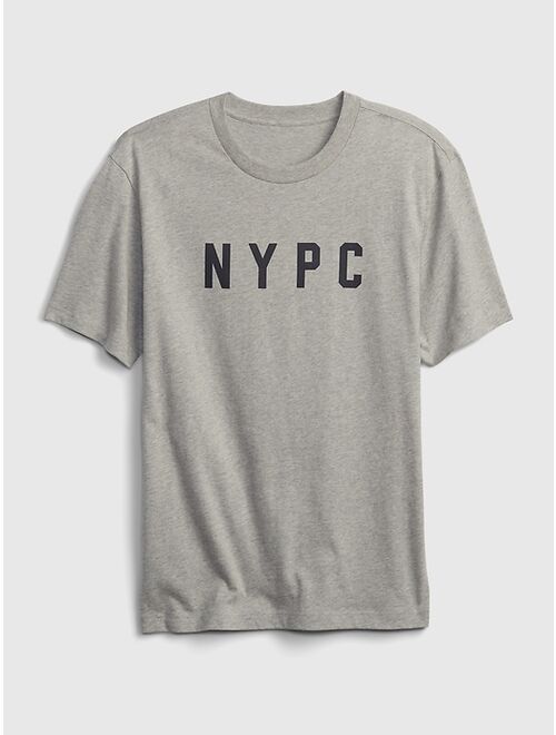 Adult Gap x New York Pioneer Club 100% Organic Cotton Graphic T-Shirt