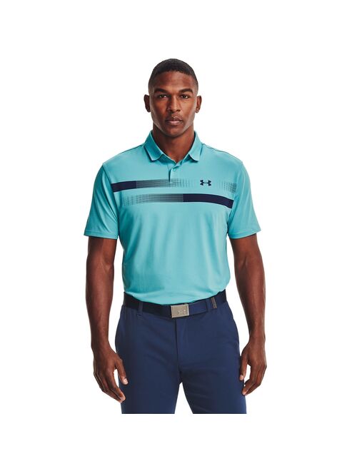 Men's Under Armour Classic-Fit Moisture Wicking Performance Golf Graphic 2.0 Polo