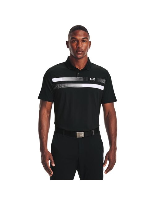 Men's Under Armour Classic-Fit Moisture Wicking Performance Golf Graphic 2.0 Polo