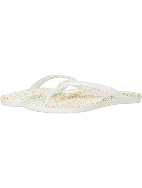 OluKai Ho'opio Hau Women's Beach Quick-Dry, Water Resistant Suede Lining & Wet Grip Soles, Soft Comfort Fit & Arch Support Flip-Flop