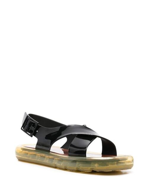 Tory Burch Crisscross Bubble Jelly sandals