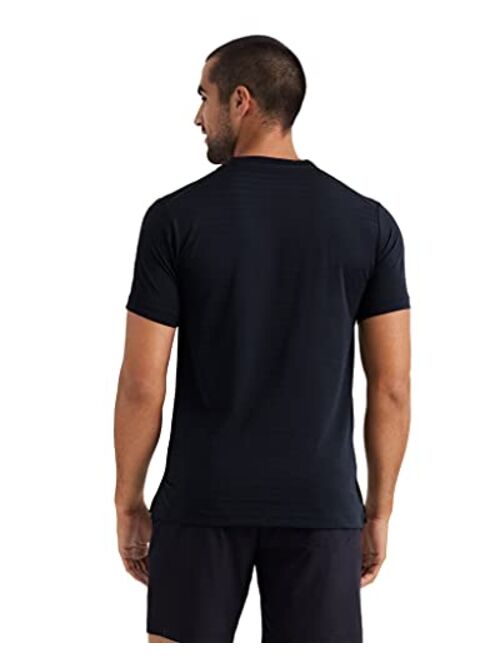 Rhone Swift Short Sleeve Moisture Wicking Workout Shirts for Men with Anti-Odor,  Technology