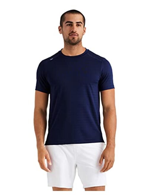 Rhone Swift Short Sleeve Moisture Wicking Workout Shirts for Men with Anti-Odor,  Technology