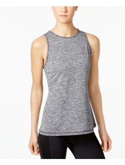 ID Ideology Women's Essentials Moisture Wicking Heathered Keyhole-Back Tank Top, Created for Macy's