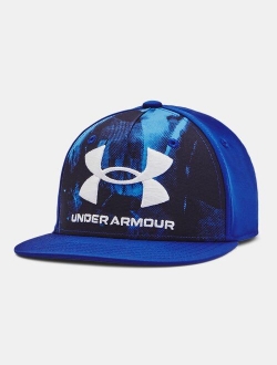 Boys' UA Printed Flat Brim Cap