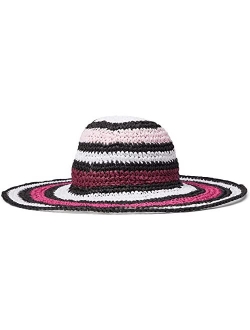 Striped Crochet Floppy Hat