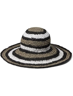 Striped Crochet Floppy Hat