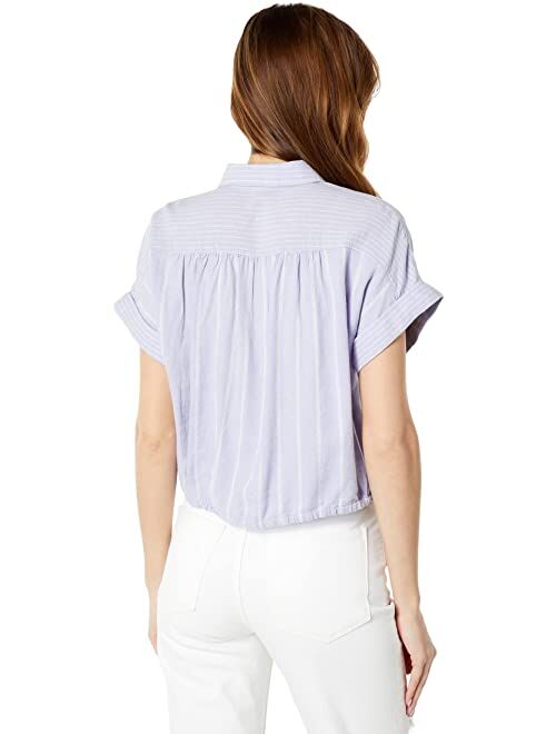 Madewell Super Cropped Shirt - Chinating Linen