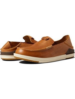 Kakaha Men's Slip-On Shoes, Full-Grain Leather Sneakers, Gel Insert for Comfort & Support, Comfort Fit & Wet Grip Rubber