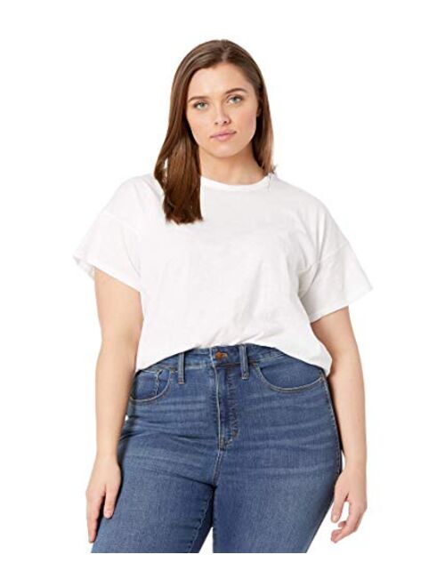 Madewell Plus Size Whisper Cotton Rib Crew Neck Tee