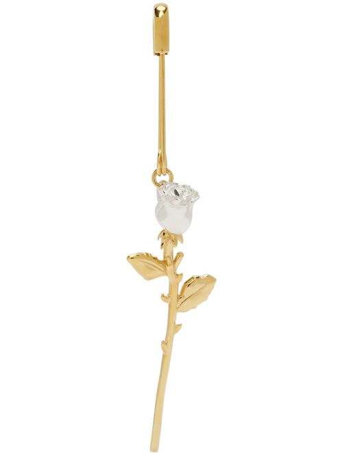 AMBUSH Gold Rose Charm Earring