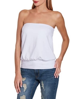 Boston Proper Blouson Tube Top Solid Knit from The So Sexy Collection