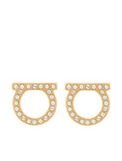 Salvatore Ferragamo Gancini stud earrings