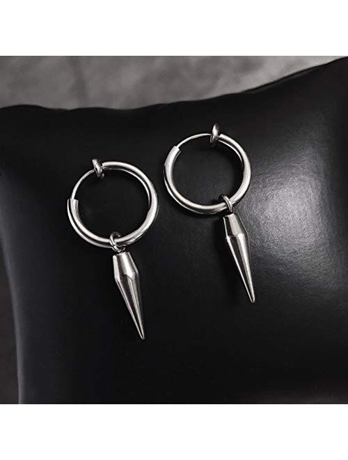 Mshion Bangtan Boys BTS JIMIN SUGA Silver Stud Clip Earrings for Women Men 1 Pair