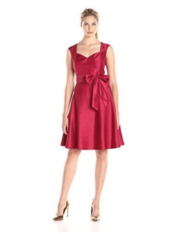 Women's Sleeveless Dress with Tie