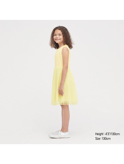 UNIQLO Tulle Sleeveless Dress