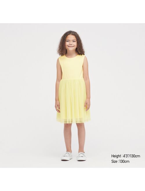 UNIQLO Tulle Sleeveless Dress