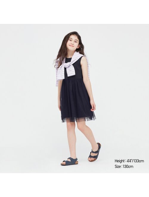 UNIQLO Tulle Sleeveless Dress