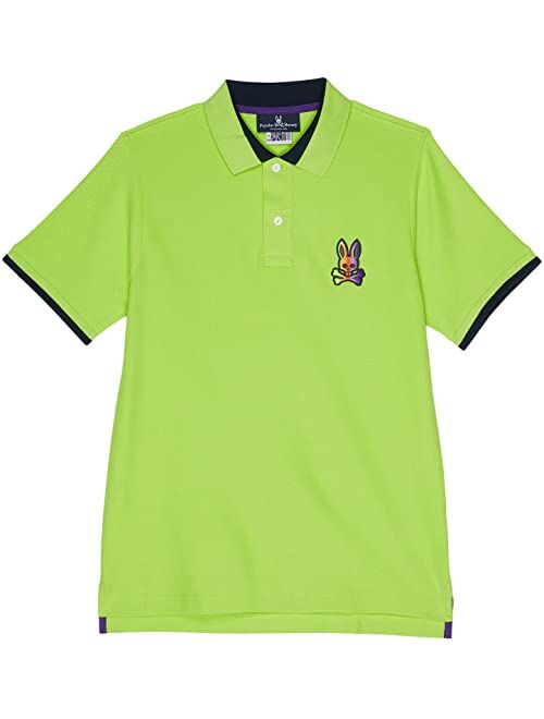 Psycho Bunny Kids Dylan Gradient Bunny Polo (Little Kids/Big Kids)