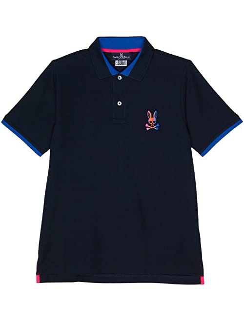 Psycho Bunny Kids Dylan Gradient Bunny Polo (Little Kids/Big Kids)