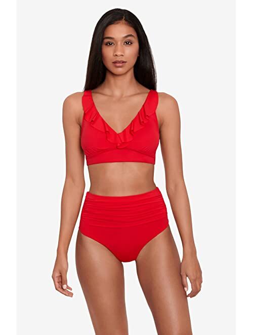 Polo Ralph Lauren LAUREN Ralph Lauren Beach Club Solid High-Waisted Bottoms