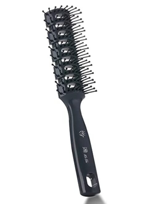 Perfehair Vented Hair Brush for Blow Drying, Styling Women & Men's Long Short, Thin, Thick, Dry or Wet Hair, Static Free & Heat Resistant Vent Hairbrush