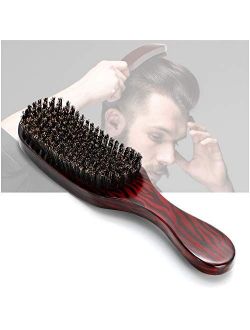 YHG Boar Bristle Hair Brush, Natural Hair Brush, Paddle Hair Brush Wave Brush for Women Men Long Short Thick Thin Curly Frizzy All Hair Types, Reducing Hair Breakage and 