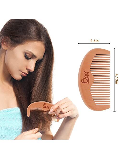 BLACK EGG Hair Brush, Bristles Brush for Women Men Kid