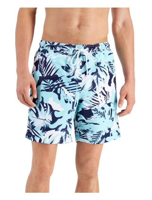 Buy Calvin Klein Men's Quick-Dry UPF 50+ Island Camo Swim Trunks online ...