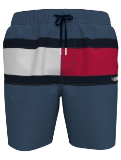 Men's Tommy Flag 6.5" Swim Trunks, Created for Macy's