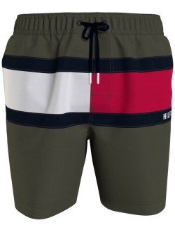 Men's Tommy Flag 6.5" Swim Trunks, Created for Macy's