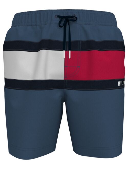 Tommy Hilfiger Men's Tommy Flag 6.5" Swim Trunks, Created for Macy's